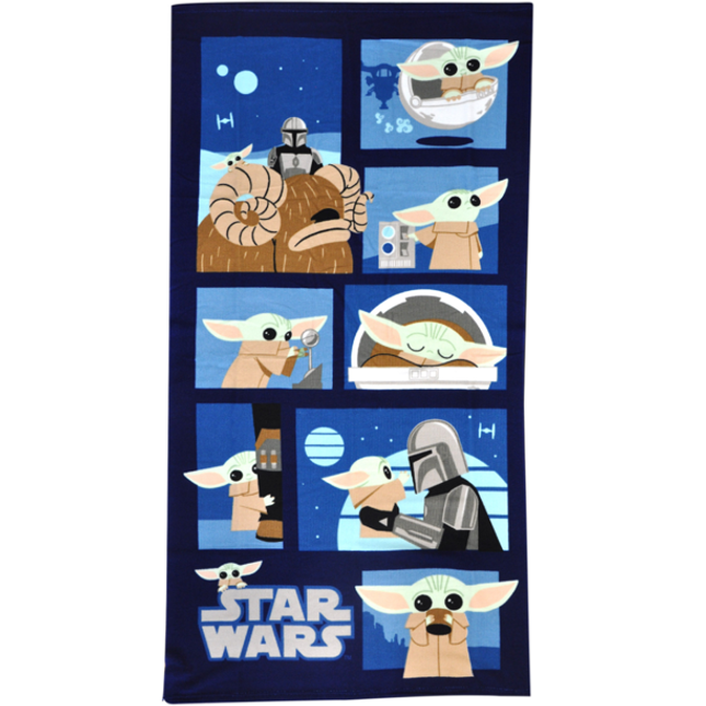 Toalla de playa Star Wars Mandalorian