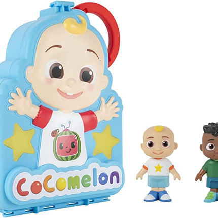 Cocomelon Maletin y 2 muñecos - JJ y Cody
