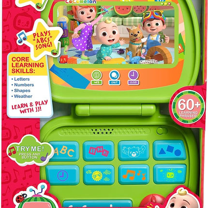 Laptop Cocomelon Canta y Aprende para niños, luces, sonidos y música