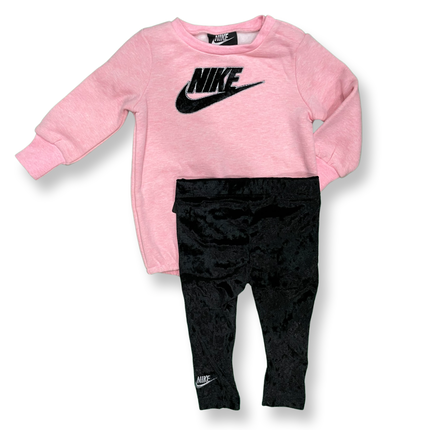 Conjunto Rosado Nike Legging para niñas bebé