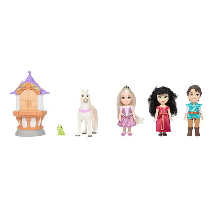 Set Deluxe Muñecos Disney Princesas Rapunzel Petite