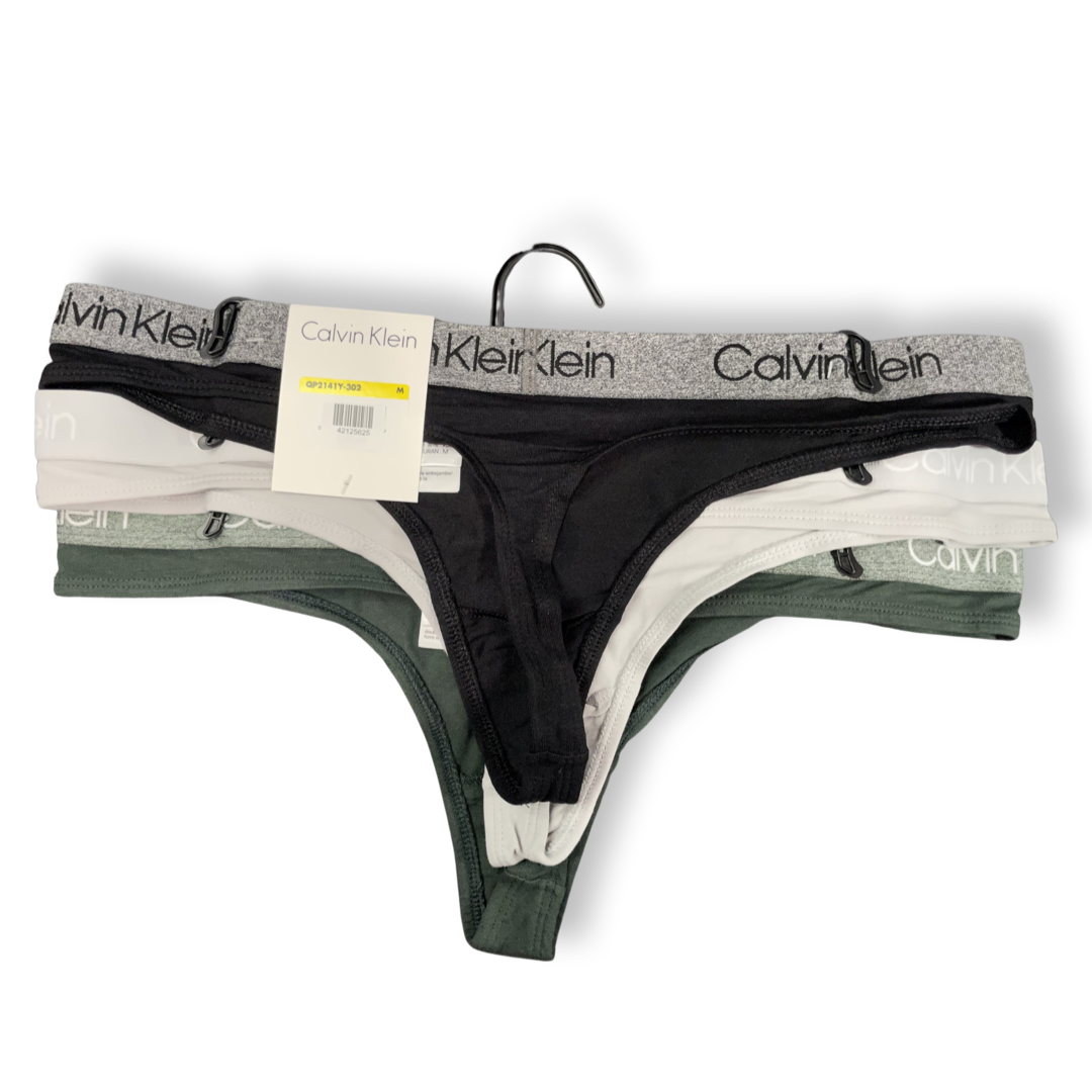 Calvin Klein Tanga calzón de algodón pack 3 – America Premium Outlets
