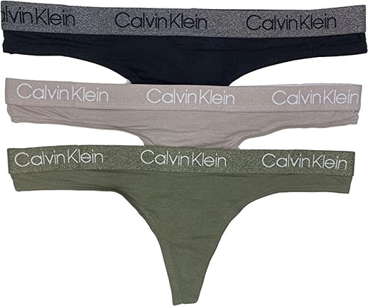 Calvin Klein Tanga calzón de algodón pack 3