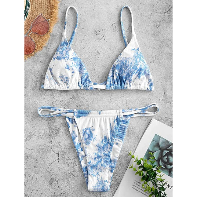Bikini triangular Tie Dye
