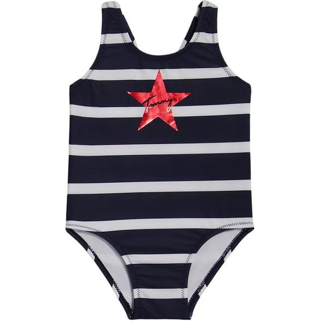 Ropa de baño entera Tommy Hilfiger Star para niñas