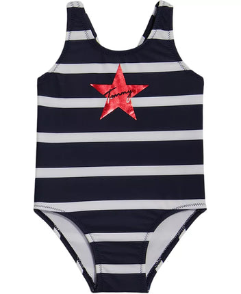 Ropa de baño entera Tommy Hilfiger Star para niña bebé